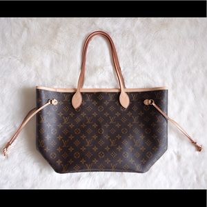 Louis Vuitton Monogram Rose Ballerine Neverfull MM